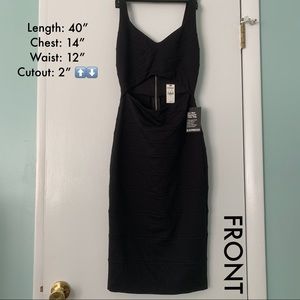 Express Little Black Dress w/ Cutout - NWT Size 4